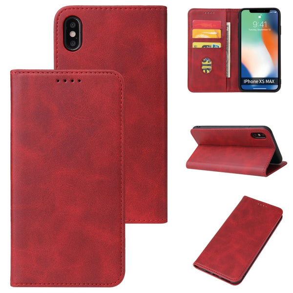 Calf Texture Magnetic Horizontal Flip Leather Case with Holder & Card Slots & Wallet
