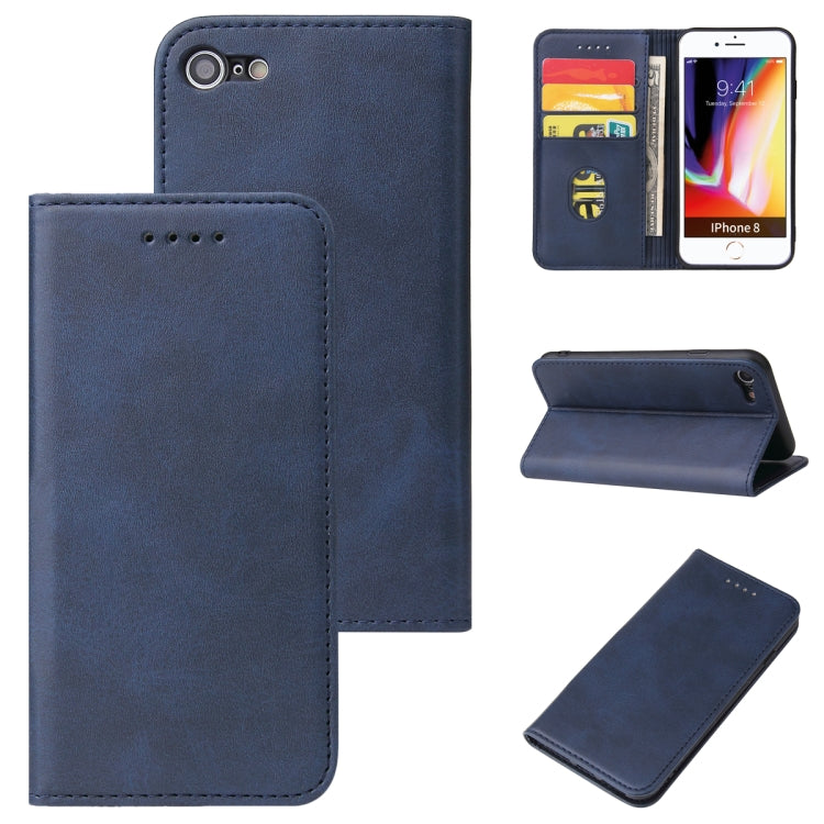 Calf Texture Magnetic Horizontal Flip Leather Case with Holder & Card Slots & Wallet