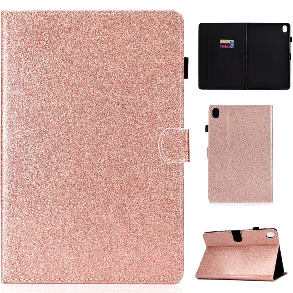 Varnish Glitter Powder Horizontal Flip Leather Case with Holder & Card Slot, For Huawei MediaPad M6 8.4, For Huawei MediaPad M6 10.8, For Huawei MediaPad T3 7.0, For Huawei MediaPad T3 10.0