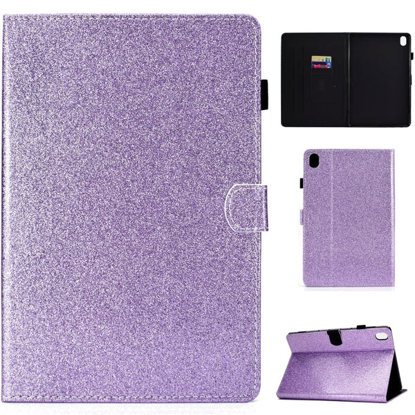 Varnish Glitter Powder Horizontal Flip Leather Case with Holder & Card Slot, For Huawei MediaPad M6 8.4, For Huawei MediaPad M6 10.8, For Huawei MediaPad T3 7.0, For Huawei MediaPad T3 10.0
