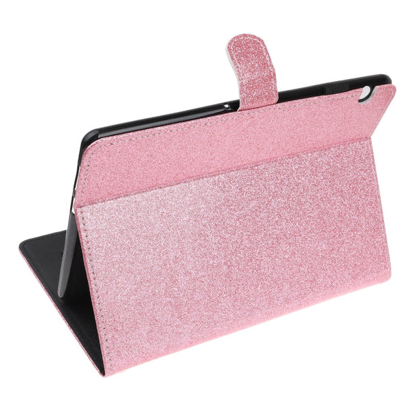 Varnish Glitter Powder Horizontal Flip Leather Case with Holder & Card Slot, For Huawei MediaPad T5, For iPad 10.2 / 10.5, For iPad 2 / 3 / 4, For iPad Air / Air 2 / iPad 9.7