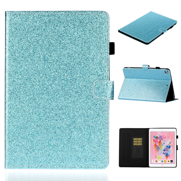 Varnish Glitter Powder Horizontal Flip Leather Case with Holder & Card Slot, For Huawei MediaPad T5, For iPad 10.2 / 10.5, For iPad 2 / 3 / 4, For iPad Air / Air 2 / iPad 9.7