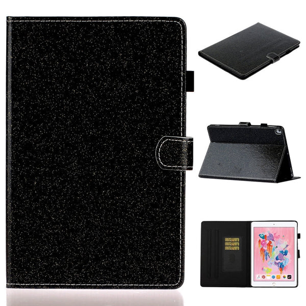 Varnish Glitter Powder Horizontal Flip Leather Case with Holder & Card Slot, For Huawei MediaPad T5, For iPad 10.2 / 10.5, For iPad 2 / 3 / 4, For iPad Air / Air 2 / iPad 9.7