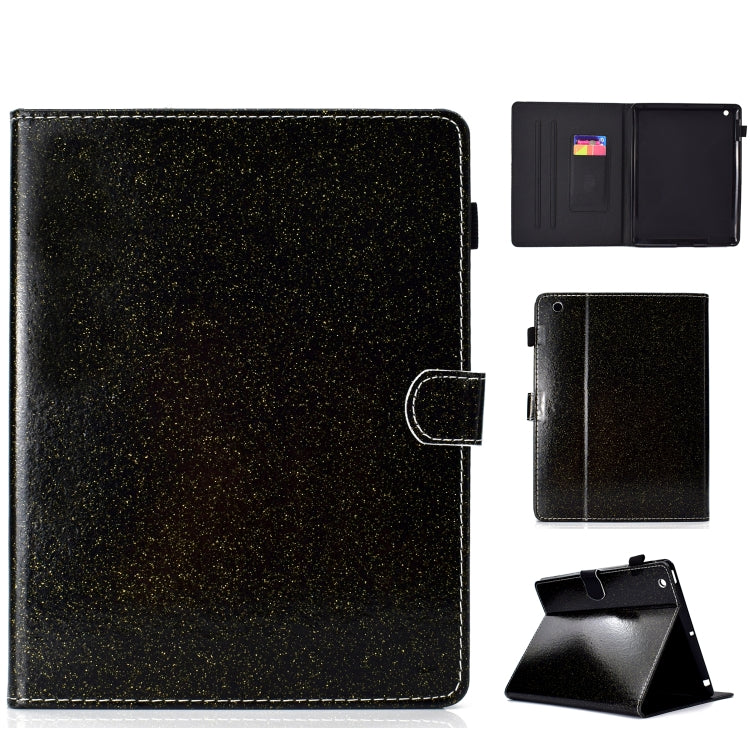 Varnish Glitter Powder Horizontal Flip Leather Case with Holder & Card Slot, For Huawei MediaPad T5, For iPad 10.2 / 10.5, For iPad 2 / 3 / 4, For iPad Air / Air 2 / iPad 9.7