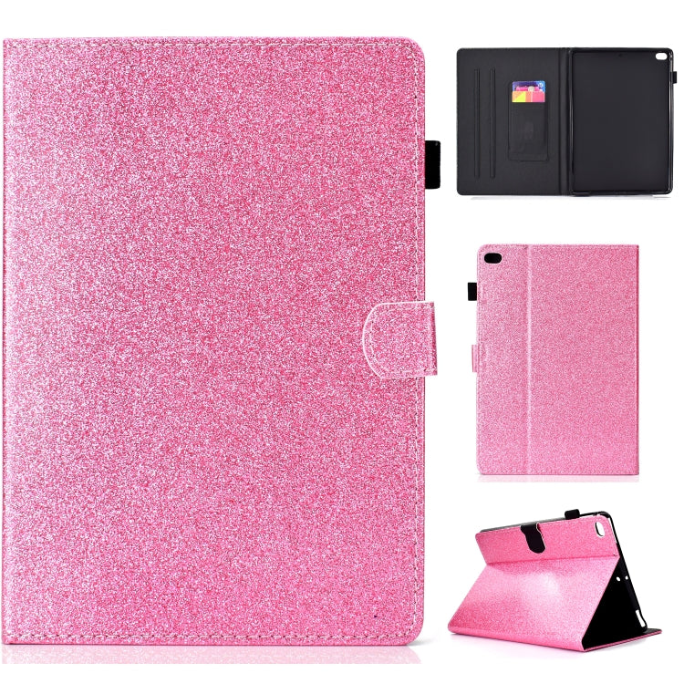 Varnish Glitter Powder Horizontal Flip Leather Case with Holder & Card Slot, For Huawei MediaPad T5, For iPad 10.2 / 10.5, For iPad 2 / 3 / 4, For iPad Air / Air 2 / iPad 9.7