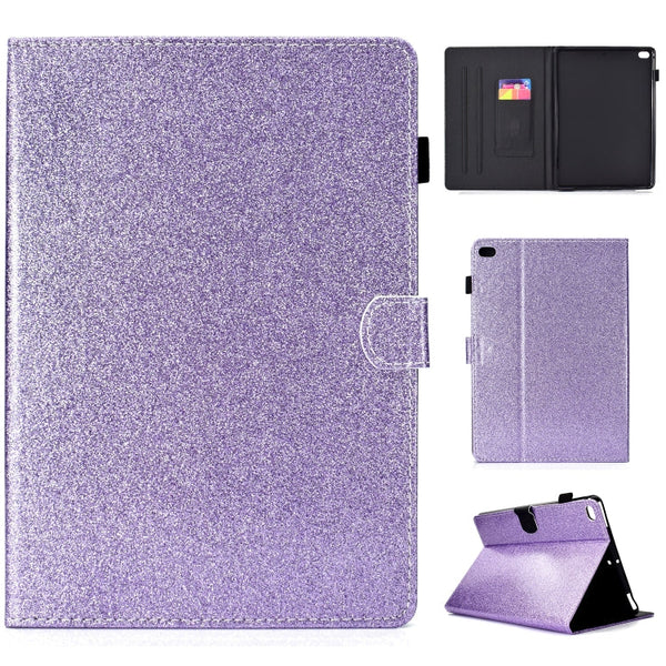 Varnish Glitter Powder Horizontal Flip Leather Case with Holder & Card Slot, For Huawei MediaPad T5, For iPad 10.2 / 10.5, For iPad 2 / 3 / 4, For iPad Air / Air 2 / iPad 9.7