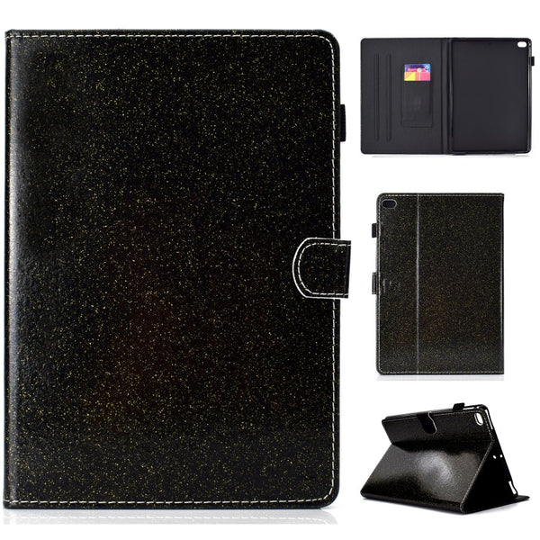 Varnish Glitter Powder Horizontal Flip Leather Case with Holder & Card Slot, For Huawei MediaPad T5, For iPad 10.2 / 10.5, For iPad 2 / 3 / 4, For iPad Air / Air 2 / iPad 9.7