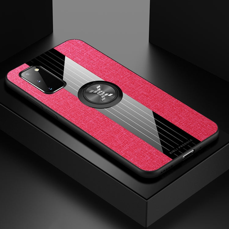 XINLI Stitching Cloth Textue Shockproof TPU Protective Case with Ring Holder, For Samsung Galaxy S20, For Samsung Galaxy S20 FE, For Samsung Galaxy S20+, For Samsung Galaxy S20 Ultra, For Samsung Galaxy S21 5G