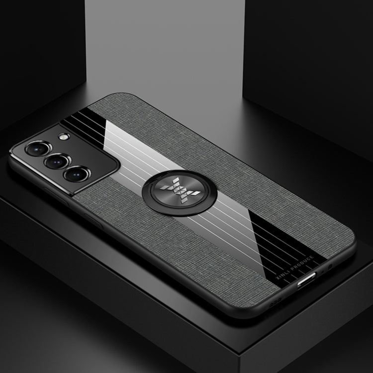 XINLI Stitching Cloth Textue Shockproof TPU Protective Case with Ring Holder, For Samsung Galaxy S20, For Samsung Galaxy S20 FE, For Samsung Galaxy S20+, For Samsung Galaxy S20 Ultra, For Samsung Galaxy S21 5G