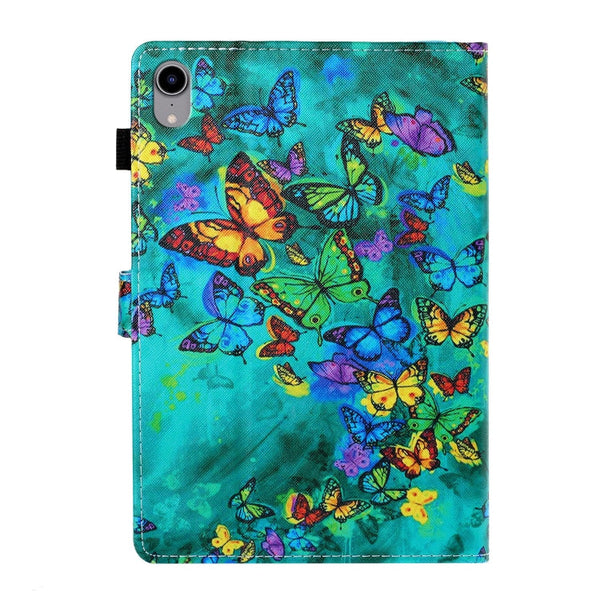 Coloured Drawing Horizontal Flip Leather Case with Holder & Card Slot & Sleep / Wake-up Function, For iPad mini 2024 / mini 6