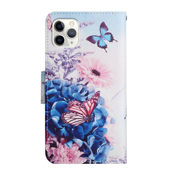 Painted Pattern Horizontal Flip Leather Case with Holder & Card Slot & Wallet, For iPhone 11 Pro