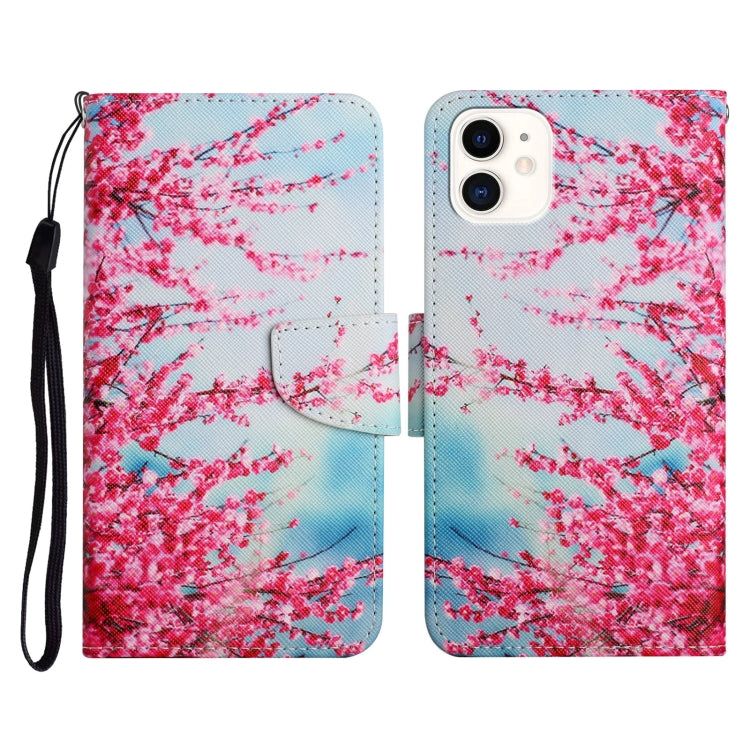 Painted Pattern Horizontal Flip Leather Case with Holder & Card Slot & Wallet, For iPhone 11