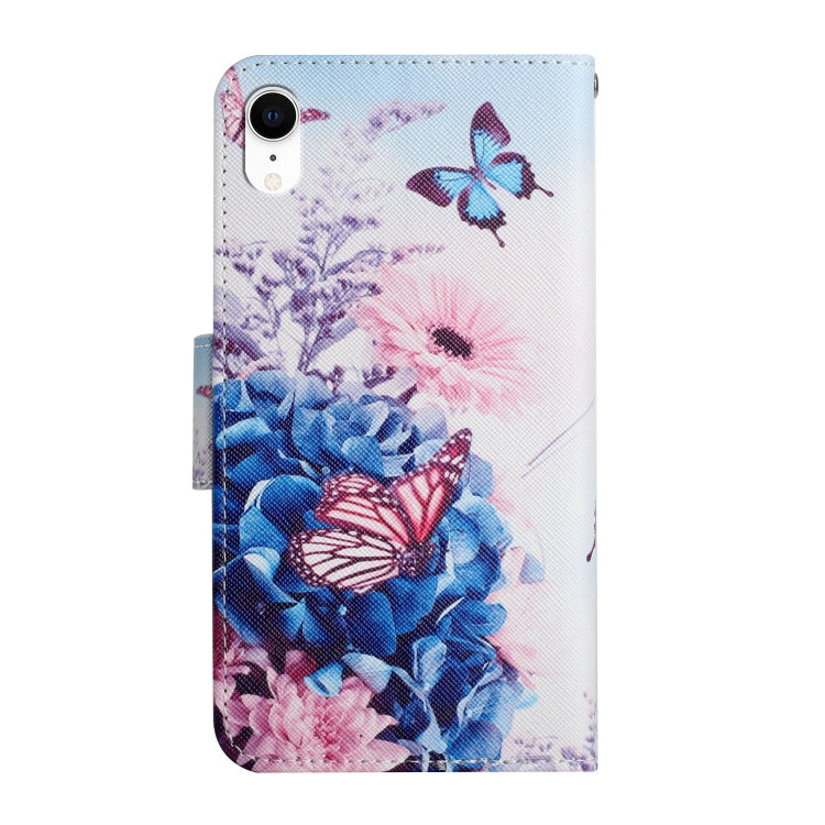 Painted Pattern Horizontal Flip Leather Case with Holder & Card Slot & Wallet, For iPhone XR