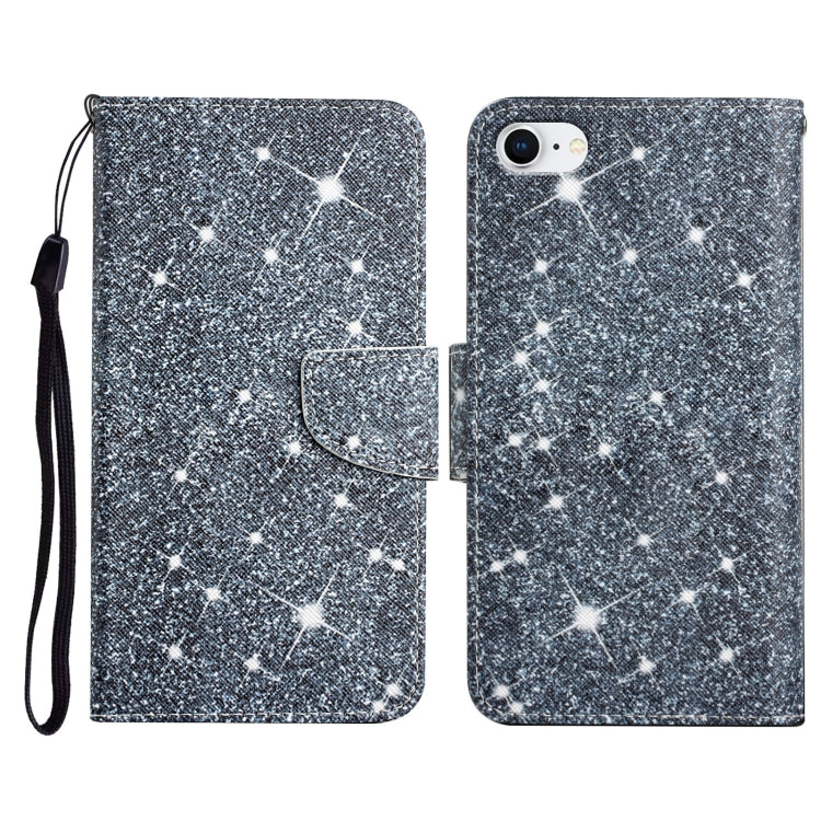 Painted Pattern Horizontal Flip Leather Case with Holder & Card Slot & Wallet, For iPhone SE 2022 / SE 2020 / 8 / 7