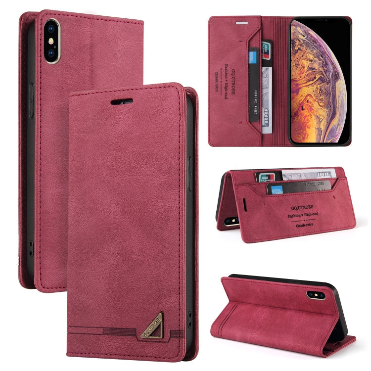 Skin Feel Anti-theft Brush Horizontal Flip Leather Case with Holder & Card Slots & Wallet, For iPhone X / XS, For iPhone SE 2022 / SE 2020 / 8 / 7, For iPhone 8 Plus & 7 Plus