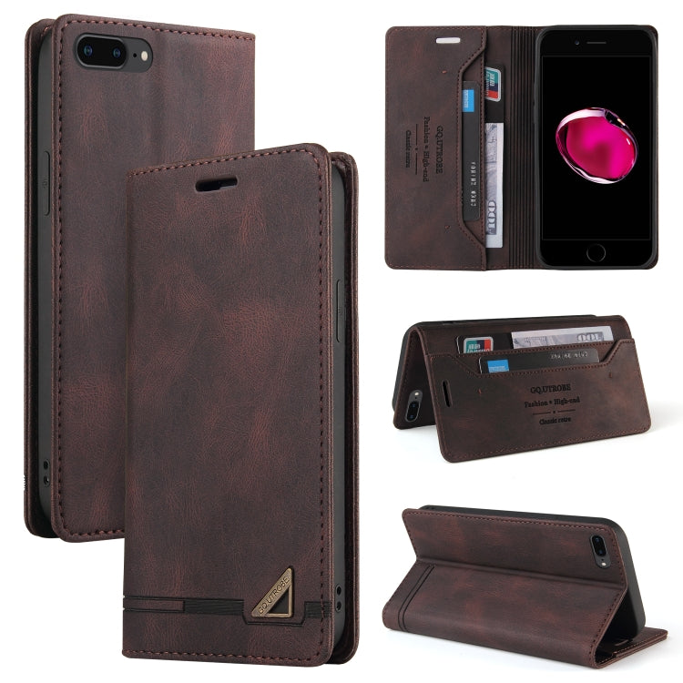 Skin Feel Anti-theft Brush Horizontal Flip Leather Case with Holder & Card Slots & Wallet, For iPhone X / XS, For iPhone SE 2022 / SE 2020 / 8 / 7, For iPhone 8 Plus & 7 Plus