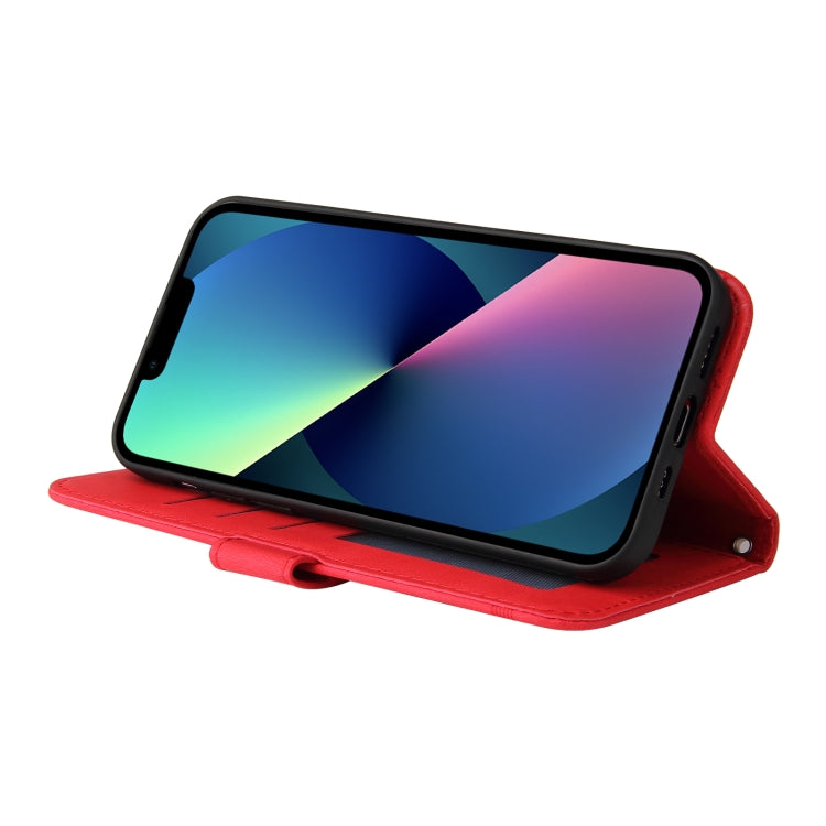 Skin Feel Life Tree Metal Button Horizontal Flip Leather Case with Holder & Card Slot & Wallet & Photo Frame & Strap, For iPhone 13 mini, For iPhone 13, For iPhone 13 Pro, For iPhone 13 Pro Max