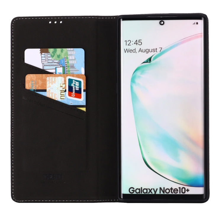 GEBEI PU+TPU Horizontal Flip Protective Case with Holder & Card Slots, For Galaxy Note 10+