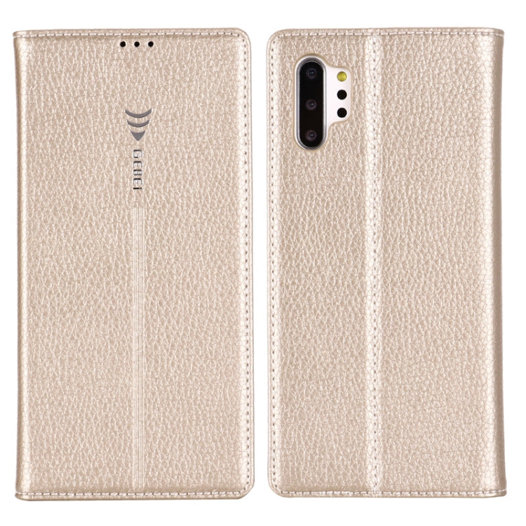 GEBEI PU+TPU Horizontal Flip Protective Case with Holder & Card Slots, For Galaxy Note 10+