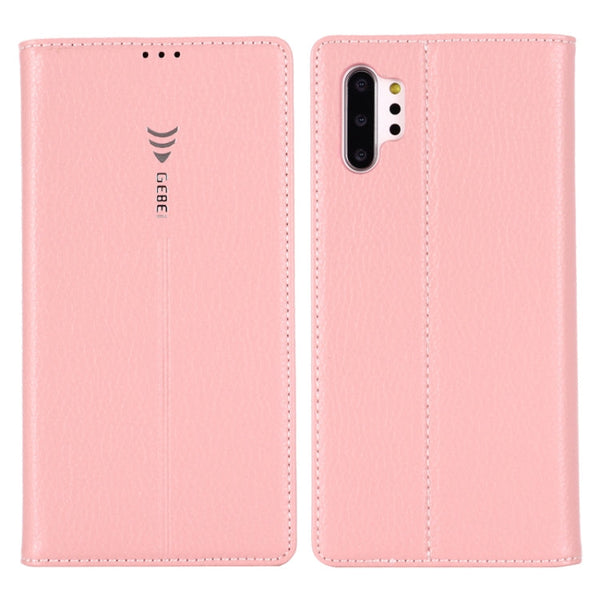 GEBEI PU+TPU Horizontal Flip Protective Case with Holder & Card Slots, For Galaxy Note 10+