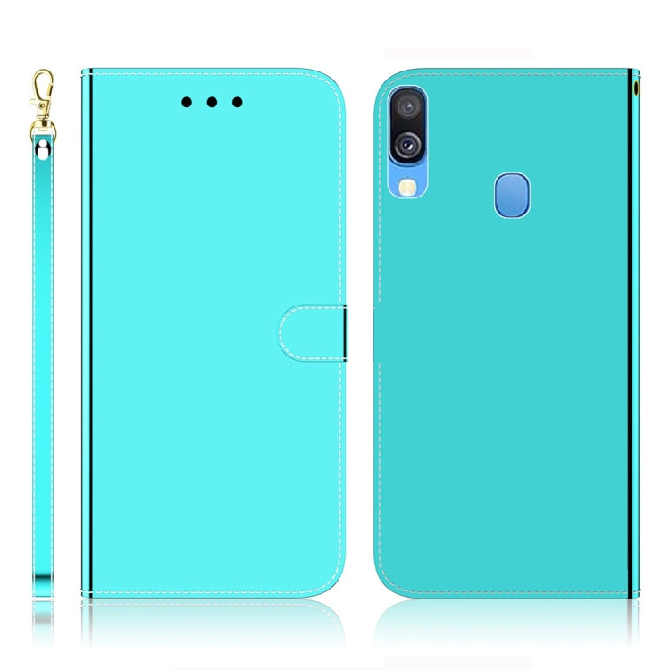 Imitated Mirror Surface Horizontal Flip Leather Case with Holder & Card Slots & Wallet & Lanyard, For Samsung Galaxy A50, For Samsung Galaxy A90 5G, For Samsung Galaxy A40, For iPhone 7 Plus / 8 Plus