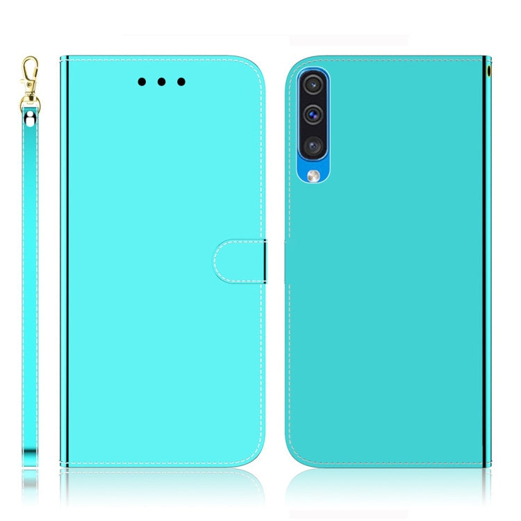 Imitated Mirror Surface Horizontal Flip Leather Case with Holder & Card Slots & Wallet & Lanyard, For Samsung Galaxy A50, For Samsung Galaxy A90 5G, For Samsung Galaxy A40, For iPhone 7 Plus / 8 Plus