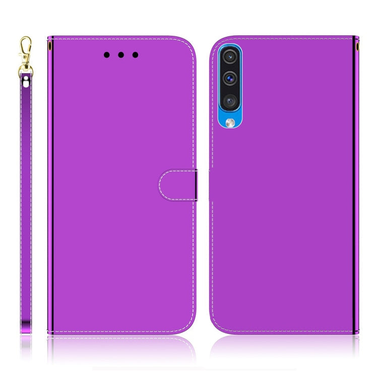 Imitated Mirror Surface Horizontal Flip Leather Case with Holder & Card Slots & Wallet & Lanyard, For Samsung Galaxy A50, For Samsung Galaxy A90 5G, For Samsung Galaxy A40, For iPhone 7 Plus / 8 Plus