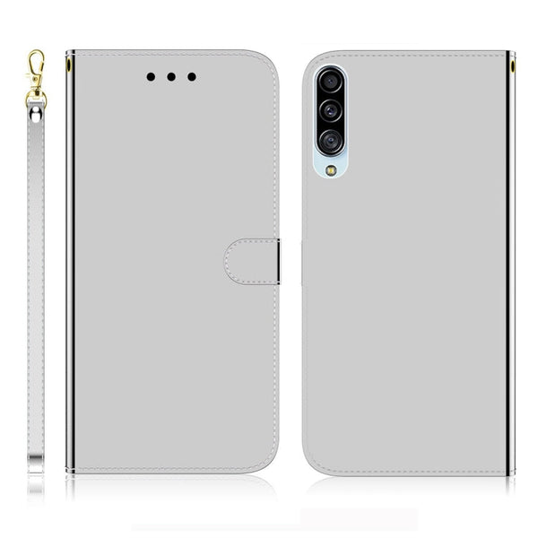 Imitated Mirror Surface Horizontal Flip Leather Case with Holder & Card Slots & Wallet & Lanyard, For Samsung Galaxy A50, For Samsung Galaxy A90 5G, For Samsung Galaxy A40, For iPhone 7 Plus / 8 Plus