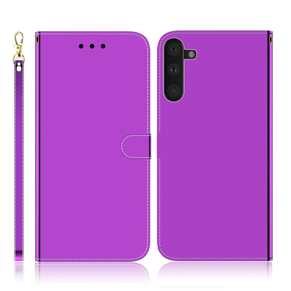 Imitated Mirror Surface Horizontal Flip Leather Case with Holder & Card Slots & Wallet & Lanyard, For Samsung Galaxy A70, For iPhone 11, For Samsung Galaxy Note 10, For Samsung Galaxy M30s