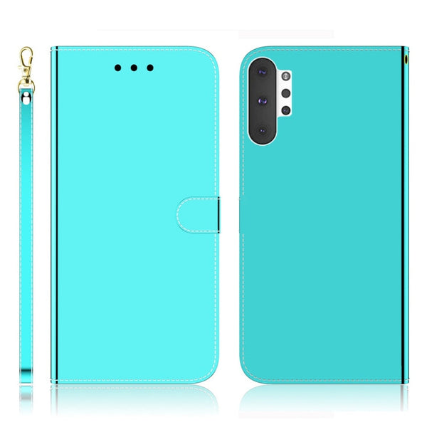 Imitated Mirror Surface Horizontal Flip Leather Case with Holder & Card Slots & Wallet & Lanyard, For iPhone 11 Pro, For Samsung Galaxy Note 10+, For iPhone 11 Pro Max, For Samsung Galaxy S8