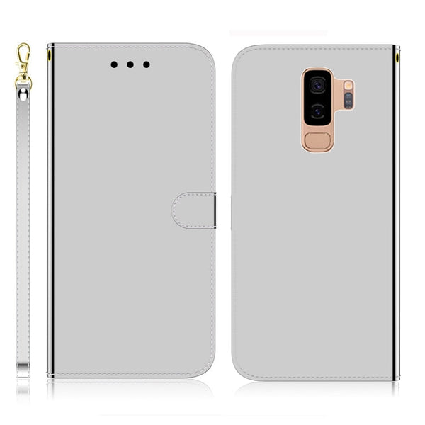 Imitated Mirror Surface Horizontal Flip Leather Case with Holder & Card Slots & Wallet & Lanyard, For Samsung Galaxy S9+, For iPhone X / XS, For Samsung Galaxy S10, For Sony Xperia 1