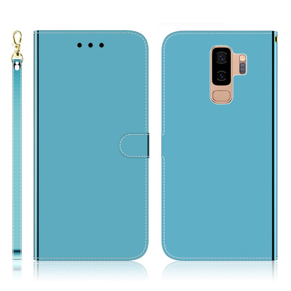Imitated Mirror Surface Horizontal Flip Leather Case with Holder & Card Slots & Wallet & Lanyard, For Samsung Galaxy S9+, For iPhone X / XS, For Samsung Galaxy S10, For Sony Xperia 1