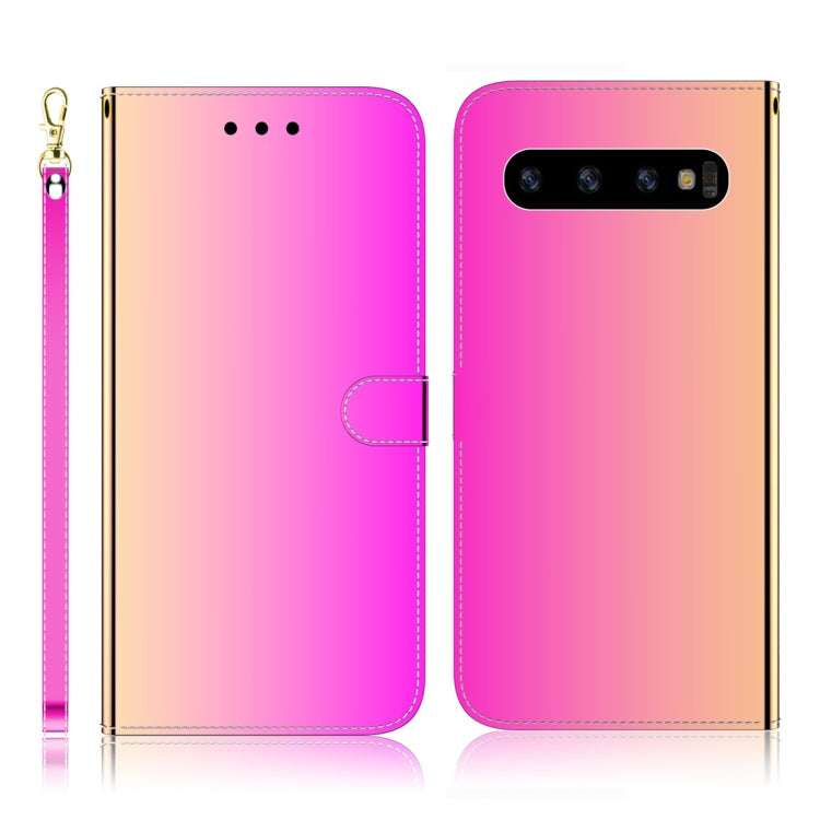 Imitated Mirror Surface Horizontal Flip Leather Case with Holder & Card Slots & Wallet & Lanyard, For Samsung Galaxy S9+, For iPhone X / XS, For Samsung Galaxy S10, For Sony Xperia 1