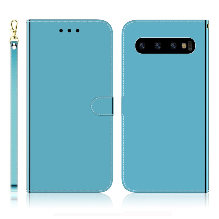 Imitated Mirror Surface Horizontal Flip Leather Case with Holder & Card Slots & Wallet & Lanyard, For Samsung Galaxy S9+, For iPhone X / XS, For Samsung Galaxy S10, For Sony Xperia 1