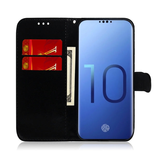 Imitated Mirror Surface Horizontal Flip Leather Case with Holder & Card Slots & Wallet & Lanyard, For Samsung Galaxy S10+, For Sony Xperia 5, For Sony Xperia 20, For Samsung Galaxy S10e