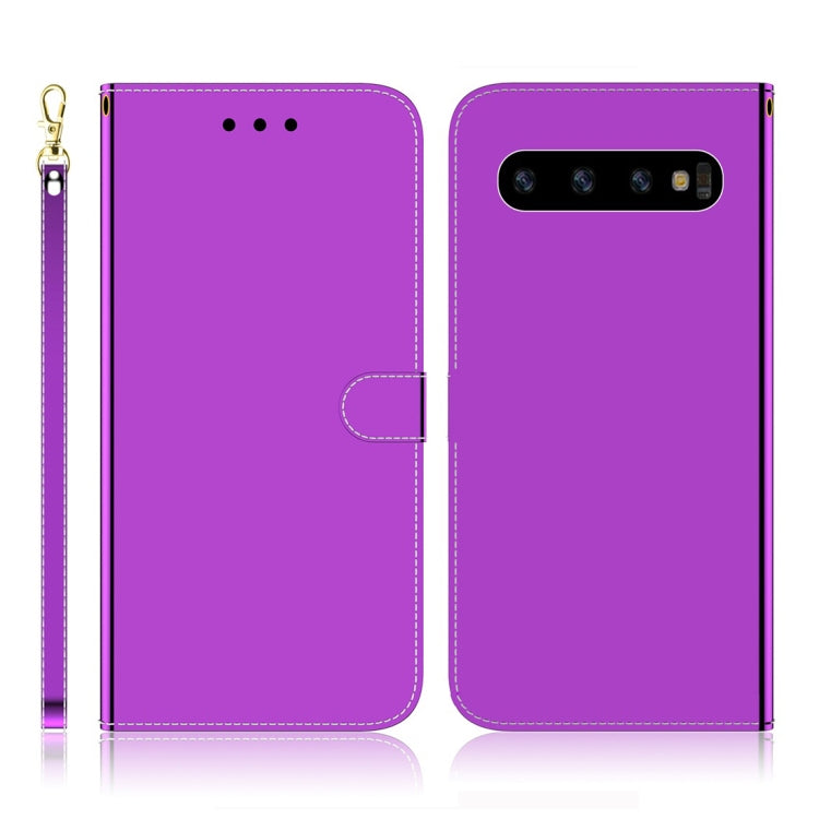 Imitated Mirror Surface Horizontal Flip Leather Case with Holder & Card Slots & Wallet & Lanyard, For Samsung Galaxy S10+, For Sony Xperia 5, For Sony Xperia 20, For Samsung Galaxy S10e