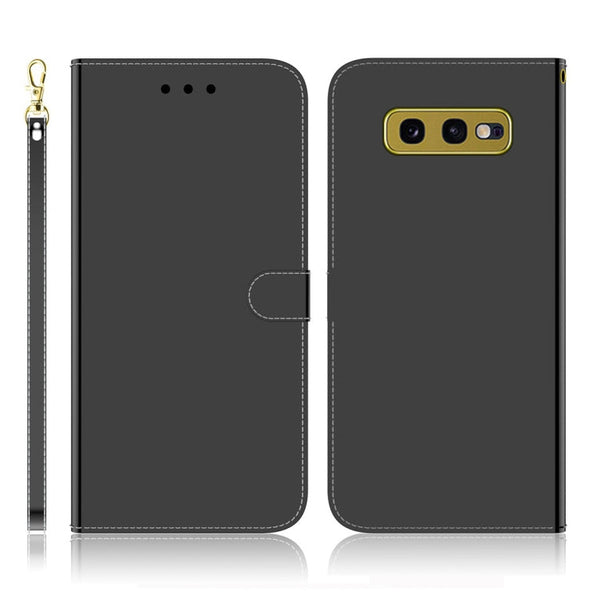 Imitated Mirror Surface Horizontal Flip Leather Case with Holder & Card Slots & Wallet & Lanyard, For Samsung Galaxy S10+, For Sony Xperia 5, For Sony Xperia 20, For Samsung Galaxy S10e