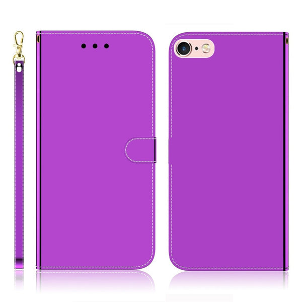 Imitated Mirror Surface Horizontal Flip Leather Case with Holder & Card Slots & Wallet & Lanyard, For iPhone 6 / 6s, For Samsung Galaxy A10s, For iPhone 6 Plus / 6s Plus, For Samsung Galaxy A10 / M10