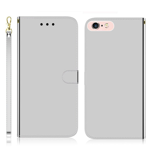 Imitated Mirror Surface Horizontal Flip Leather Case with Holder & Card Slots & Wallet & Lanyard, For iPhone 6 / 6s, For Samsung Galaxy A10s, For iPhone 6 Plus / 6s Plus, For Samsung Galaxy A10 / M10