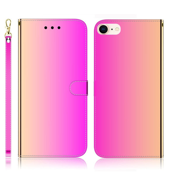 Imitated Mirror Surface Horizontal Flip Leather Case with Holder & Card Slots & Wallet & Lanyard, For iPhone 7 / 8, For Samsung Galaxy A20s, For Samsung Galaxy A20e, For Samsung Galaxy A20 / A30