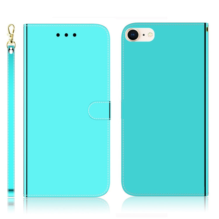 Imitated Mirror Surface Horizontal Flip Leather Case with Holder & Card Slots & Wallet & Lanyard, For iPhone 7 / 8, For Samsung Galaxy A20s, For Samsung Galaxy A20e, For Samsung Galaxy A20 / A30