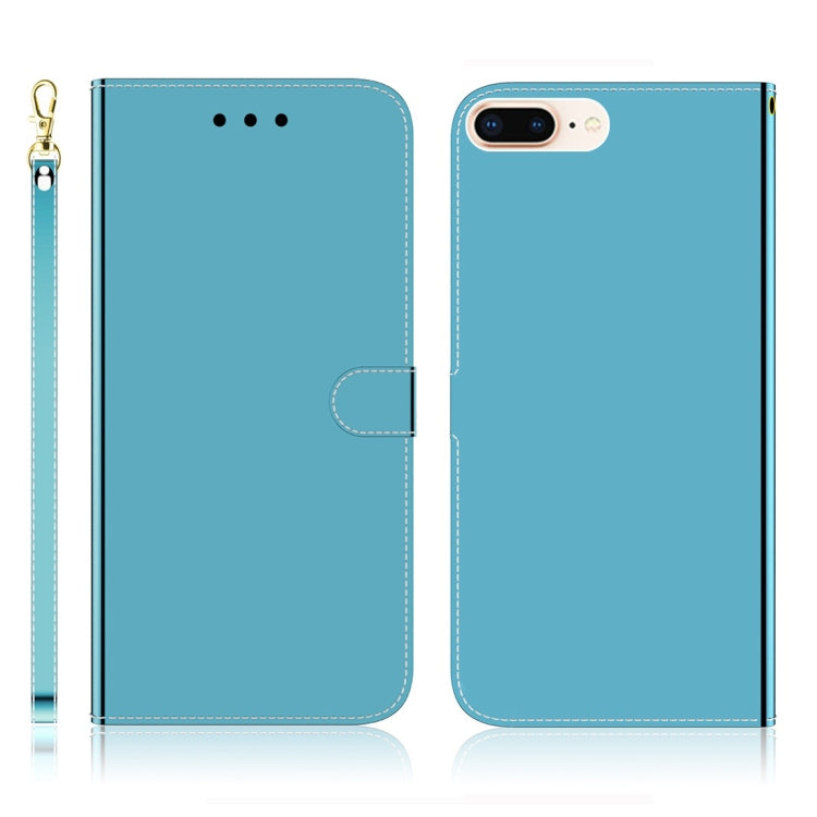 Imitated Mirror Surface Horizontal Flip Leather Case with Holder & Card Slots & Wallet & Lanyard, For Samsung Galaxy A50, For Samsung Galaxy A90 5G, For Samsung Galaxy A40, For iPhone 7 Plus / 8 Plus