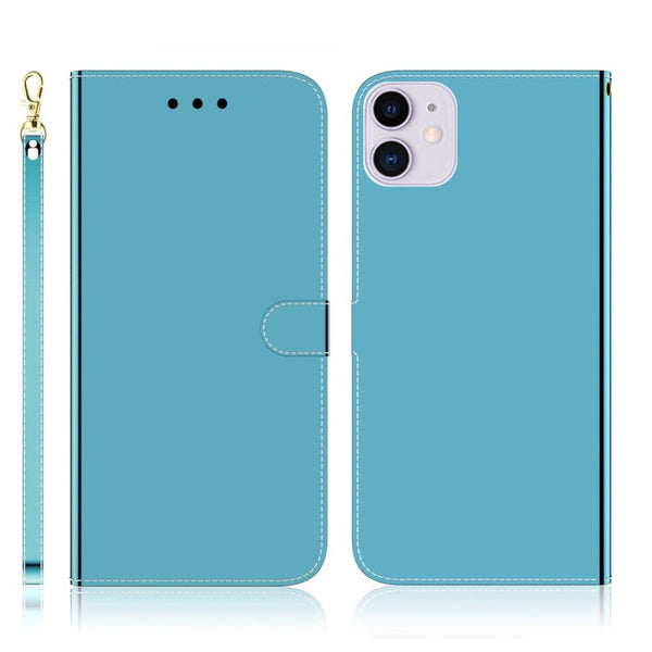 Imitated Mirror Surface Horizontal Flip Leather Case with Holder & Card Slots & Wallet & Lanyard, For Samsung Galaxy A70, For iPhone 11, For Samsung Galaxy Note 10, For Samsung Galaxy M30s