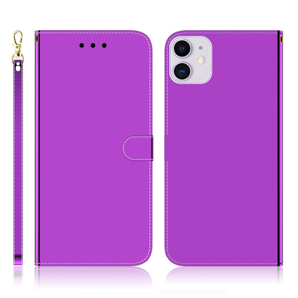 Imitated Mirror Surface Horizontal Flip Leather Case with Holder & Card Slots & Wallet & Lanyard, For Samsung Galaxy A70, For iPhone 11, For Samsung Galaxy Note 10, For Samsung Galaxy M30s