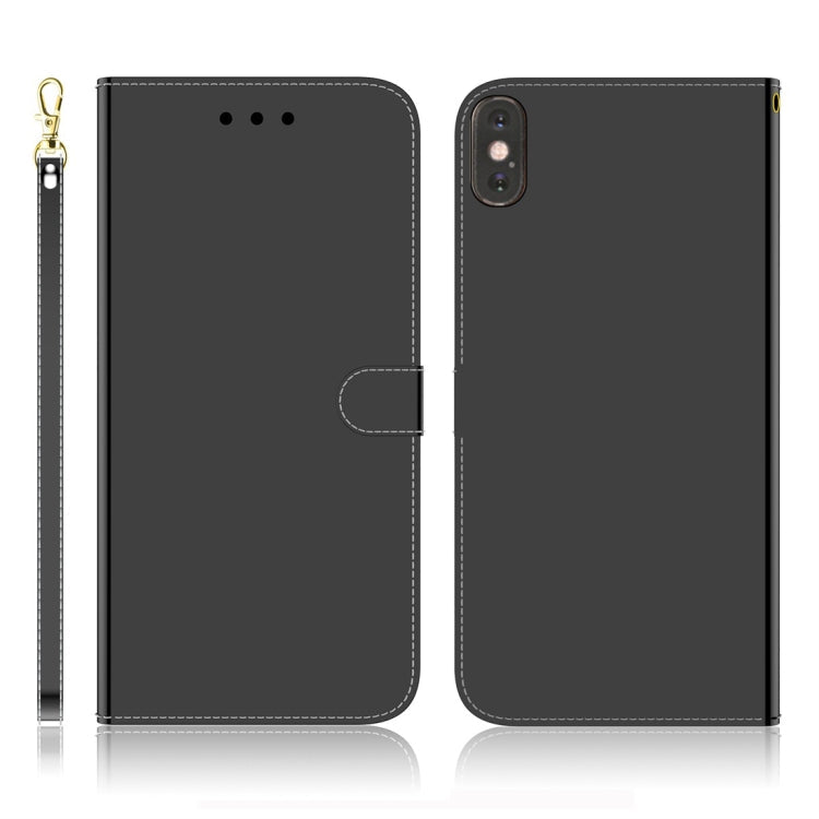 Imitated Mirror Surface Horizontal Flip Leather Case with Holder & Card Slots & Wallet & Lanyard, For Samsung Galaxy S8+, For iPhone XR, For Samsung Galaxy S9, For iPhone XS Max