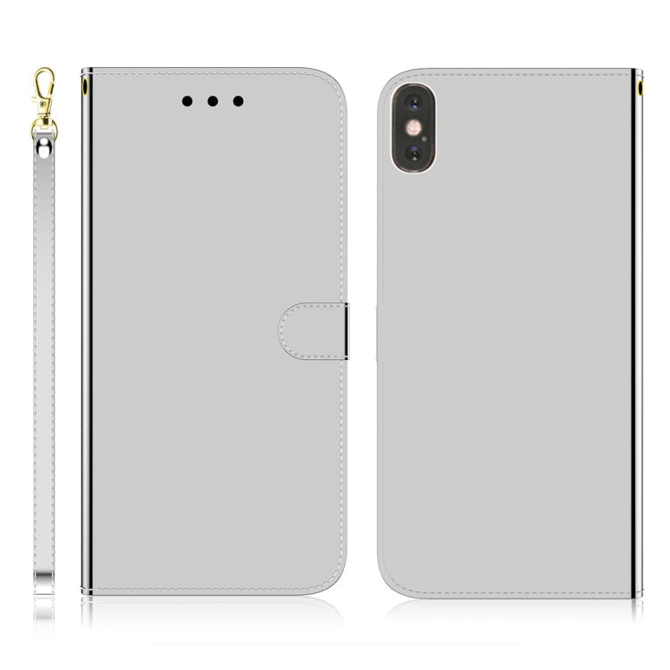 Imitated Mirror Surface Horizontal Flip Leather Case with Holder & Card Slots & Wallet & Lanyard, For Samsung Galaxy S9+, For iPhone X / XS, For Samsung Galaxy S10, For Sony Xperia 1