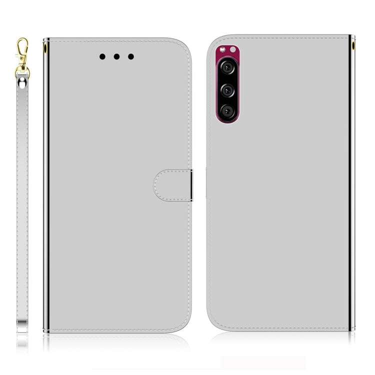 Imitated Mirror Surface Horizontal Flip Leather Case with Holder & Card Slots & Wallet & Lanyard, For Samsung Galaxy S10+, For Sony Xperia 5, For Sony Xperia 20, For Samsung Galaxy S10e