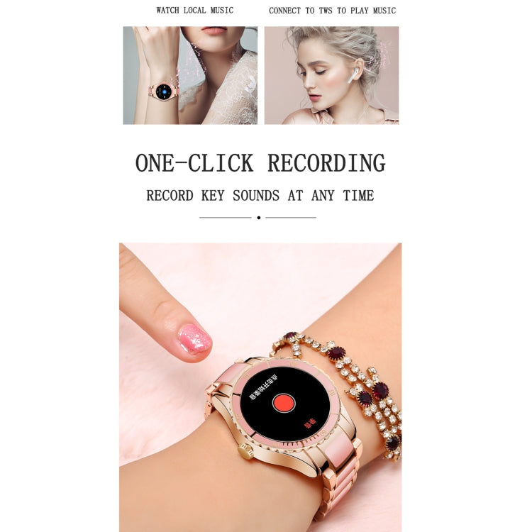 Z73 1.09 inch Touch Screen Smart Bracelet, Support Sleep Monitoring / Heart Rate Monitoring / Voice Control / Women Menstrual Cycle Reminder