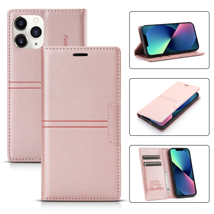 Dream Magnetic Suction Business Horizontal Flip PU Leather Case with Holder & Card Slot & Wallet, For iPhone 13 mini, For iPhone 13, For iPhone 13 Pro, For iPhone 13 Pro Max