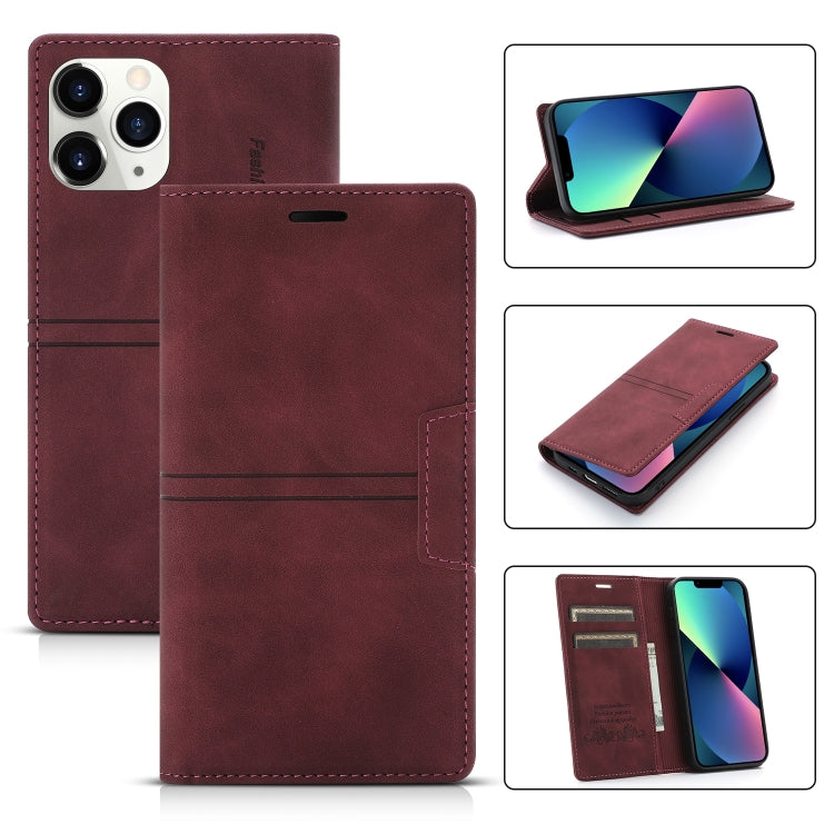 Dream Magnetic Suction Business Horizontal Flip PU Leather Case with Holder & Card Slot & Wallet, For iPhone 13 mini, For iPhone 13, For iPhone 13 Pro, For iPhone 13 Pro Max